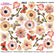 Sospeso Trasparente Pellicola Mini Flower Salmon n 05