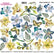 Sospeso Trasparente Pellicola Mini Flower Teal n 09