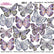 Sospeso Trasparente Pellicola 07 Mini Scrap Liliac Butterfly