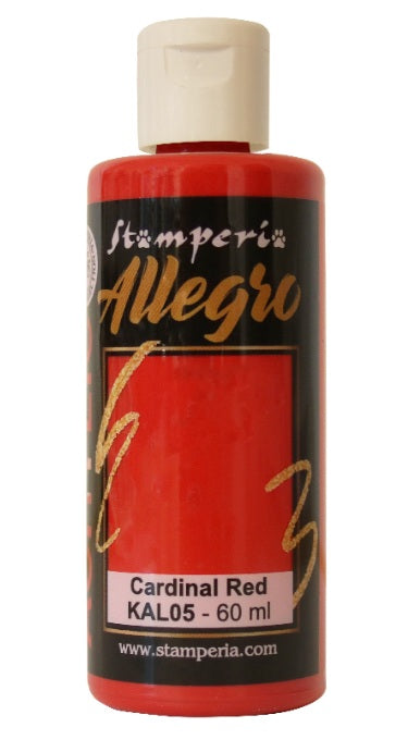 Stamperia Colore Allegro Cardinal Red 60 ml