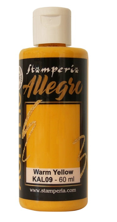 Stamperia Colore Allegro Warm Yellow 60 ml