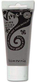 Stamperia Colore Acrilico Vivace Paint - KAB36 - Grigio 60 ml