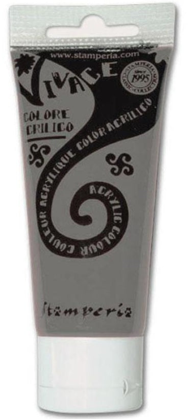 Stamperia Colore Acrilico Vivace Paint - Grigio 60 ml