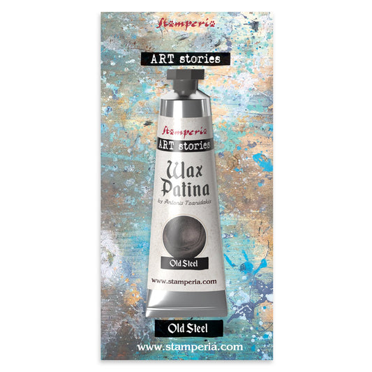 Stamperia Linea Art Stories Wax Patina ml 40 - Old Steel