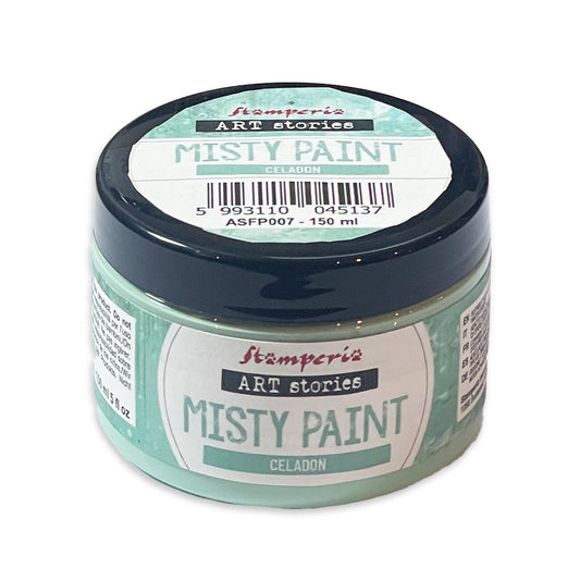 Stamperia Linea Art Stories Misty Paint Celadon 150 ml
