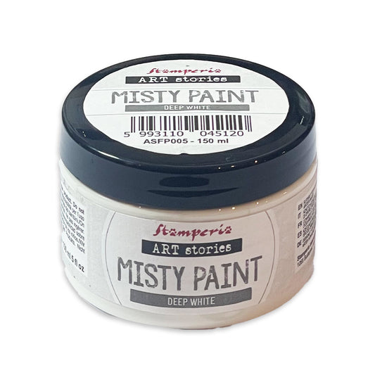 Stamperia Linea Art Stories Misty Paint Deep White 150 ml
