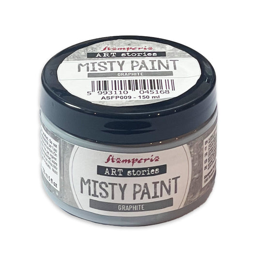 Stamperia Linea Art Stories Misty Paint Graphite 150 ml