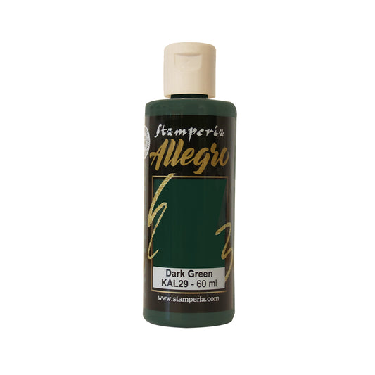 Stamperia Colore Allegro Dark Green 60 ml