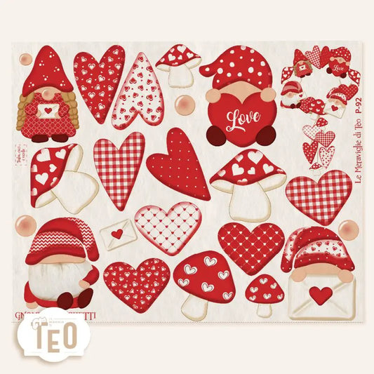Pannello Teo Collezione Classic P-92 Gnomi & Funghetti