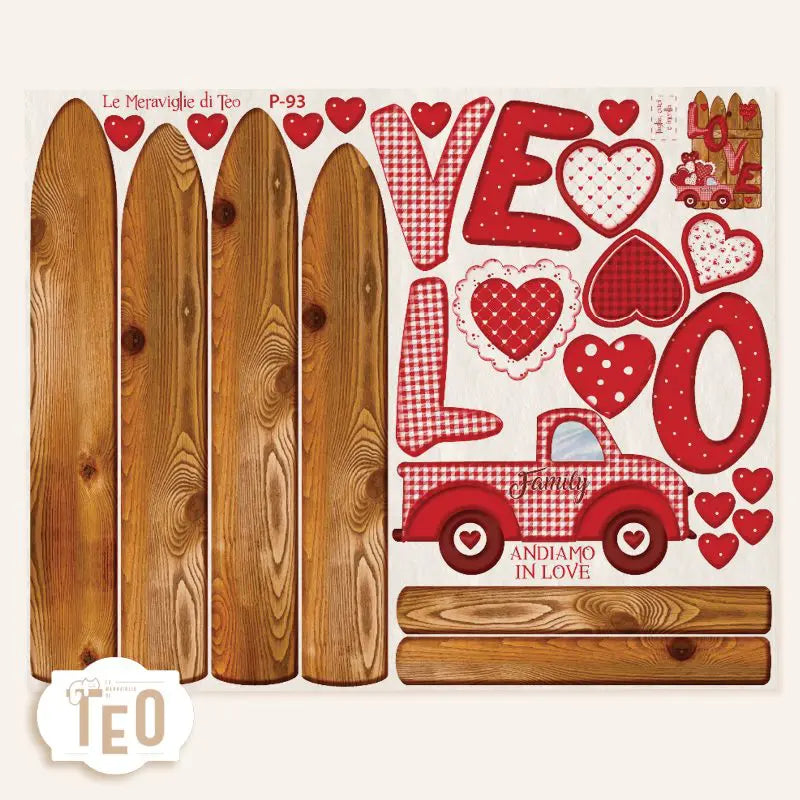 Pannello Teo Collezione Classic P-93 Andiamo in Love