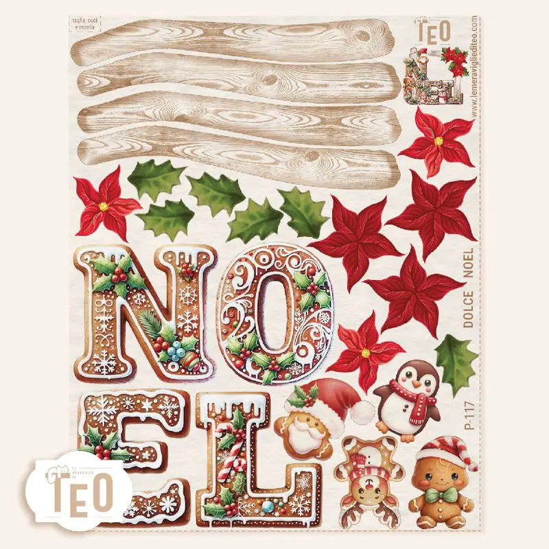 Pannello Teo Collezione Natale P-117 Dolce Noel