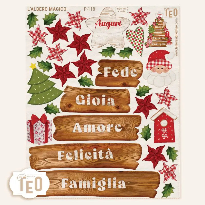 Pannello Teo Collezione Natale P-118 L’Albero Magico