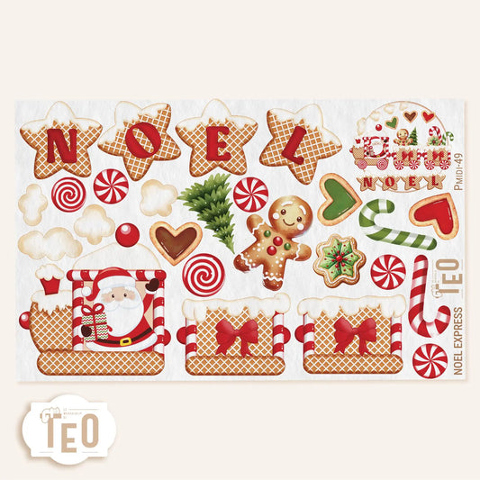 Pannello Teo Collezione Natale P-Midi-49 Noel Express