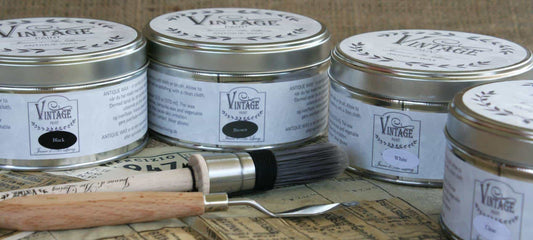 Vintage Paint Cera Naturale per Finitura Colore Wax Black 300 ml
