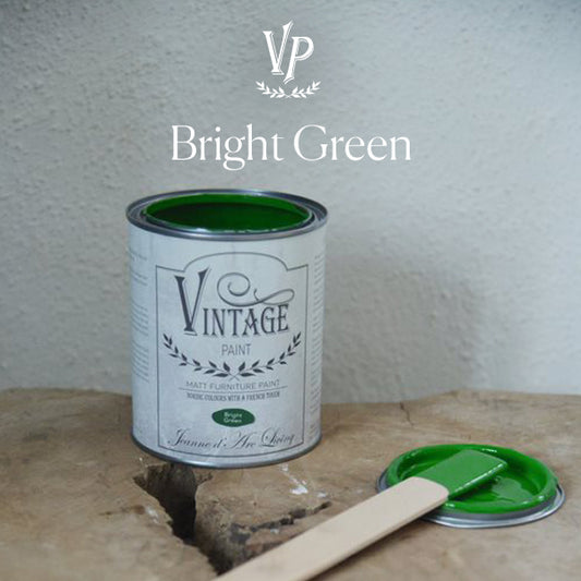 Vintage Paint Colore Bright Green 100 ml