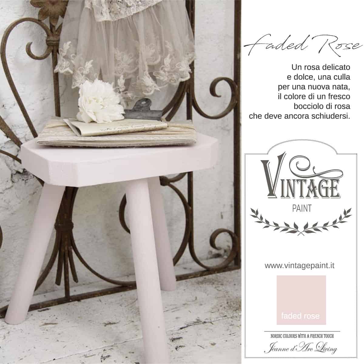 Vintage Paint Colore Faided Rose 700 ml