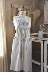 Vintage Paint Grembiule Ecru