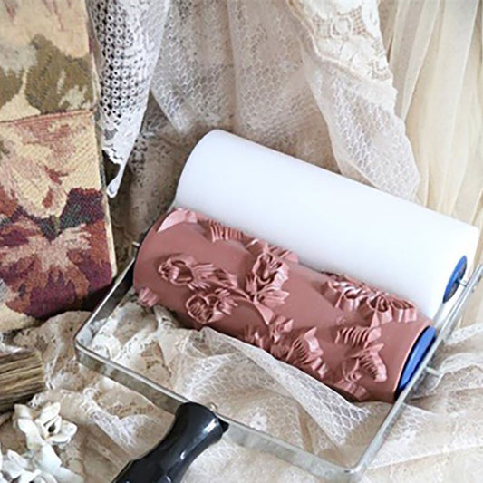Vintage Paint Rullo Decorativo Fiore Piccolo