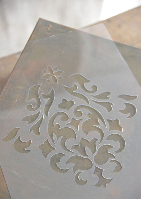 Vintage Paint Stencil FIligrana 5