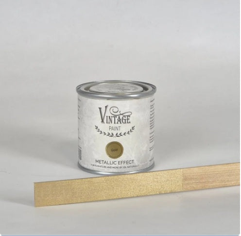 Vintage Paint Colore Metallizzato Gold 200 ml